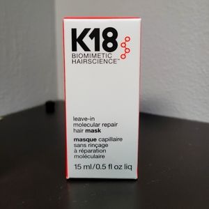 K18 leave-in treatment | 4 minute miracle mask | 15ml
